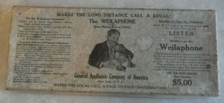 The Weilphone General Appliance Company of America for Antique Telephones w/Box 2