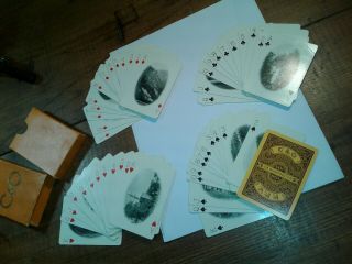 Circa 1910 Chesapeake & Ohio Railroad Playing Cards Complete Deck Fair.