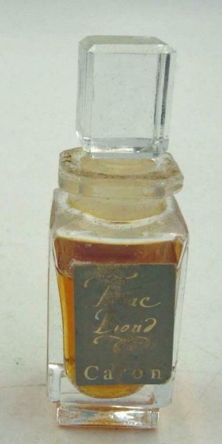 Vintage Caron Tabac Blond Perfume 1/4 Oz Bottle Old Formula Rare