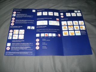 5 Latam Airlines B 777 - 200 Safety Cards 2