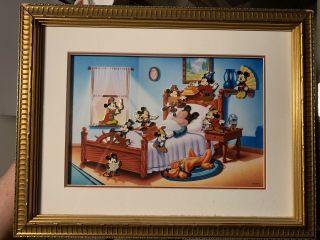 Wdw It All Started With Walt Framed 9 Pin Set Mickey 