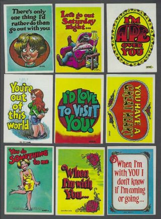 1965 Topps Monster Greeting Cards Trading Cards Near Set of 49/50 5