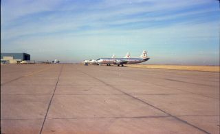 American Airlines,  Lockheed Electra (x3),  In 1960s ?,  Large Size Colour Negative