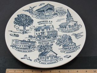 1973 Town of NORTHWOOD Hampshire 200th Anniversary Plate Limited Edition NH 5