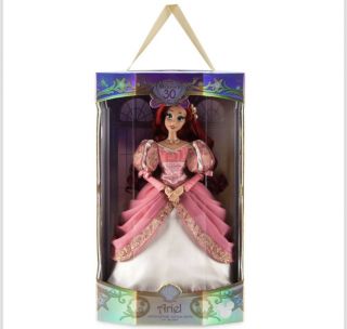 Pre - D23 Expo 2019 Disney 30th Anniversary Edition Ariel Doll 17 " Le1000