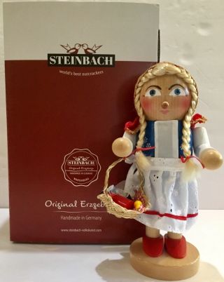 Steinbach Handmade German Little Red Riding Hood 11” Nutcracker W/ Box