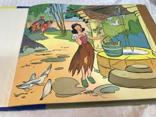 TF33 VTG Walt Disney Snow White & the Seven Dwarfs Y - 33 78 RPM Record Album Book 5
