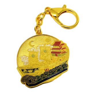 Feng Shui 2019 Wealth Ship Amulet Keychain W3703