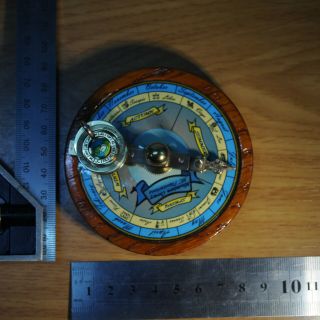 Solid Brass and Wood Miniature Orrery Paradox Earthglobe Astronomy Astronomie 6