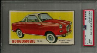 1961 Topps Sports Cars 56 Goggomobil Psa 9 Non - Sport Card