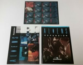 Aliens Leading Edge Expansion Board Game Complete Rare