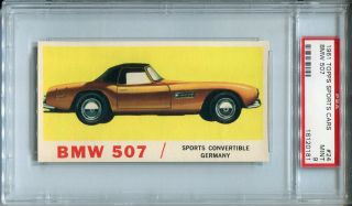 1961 Topps Sports Cars 24 Bmw 507 Psa 9 Unique,  1 Of 1,  None Higher