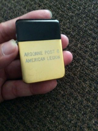 Old Berkeley Ad Lighter,  Argonne Post 6 American Legion