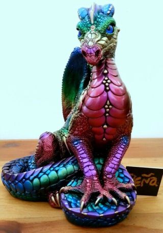 Windstone Editions Rainbow Male Dragon (Retired) 503 - R Pena ' 86 3