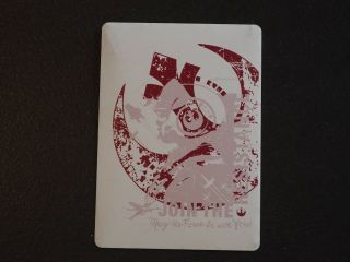 2017 Topps Star Wars Last Jedi Resist Join The Resistance Printing Plate 1/1