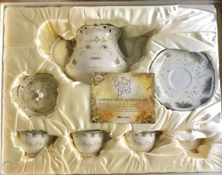Beauty And The Beast Live Action Mrs.  Potts And Chip Tea Set