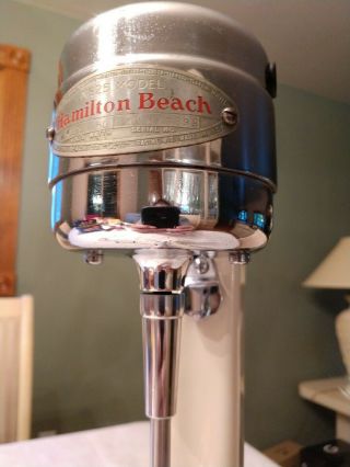 Vintage Hamilton Beach Milk Shake Malt Mixer Model 25 2