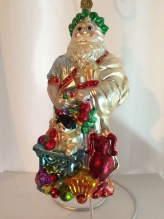 Radko Christmas Tree Ornament,  Santa Through The Centuries,  Roman Senator
