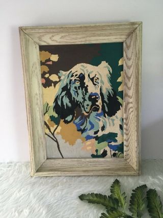 Art Painting - Paint By Number - Frame - Dog - Mid Century