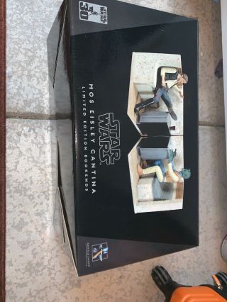 Gentle Giant Star Wars Mos Eisley Cantina Bookends W/ & Box 475/3500