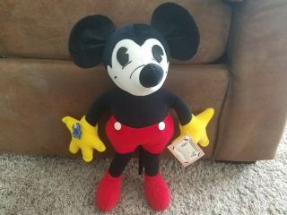 Applause Disney Collectible Classics Charlotte Clark Mickey Mouse 16 " Plush
