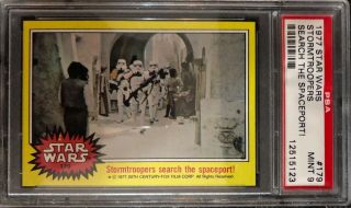 1977 Psa 9 179 Stormtroopers Search The Spaceport Star Wars Card
