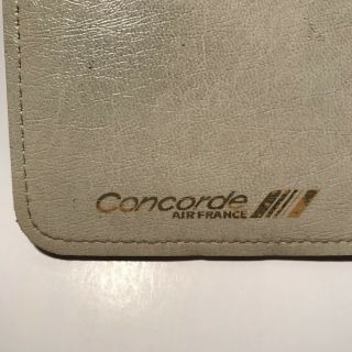 Concorde Sonic Air France Boarding Pass Passport Portfolio Document Holder