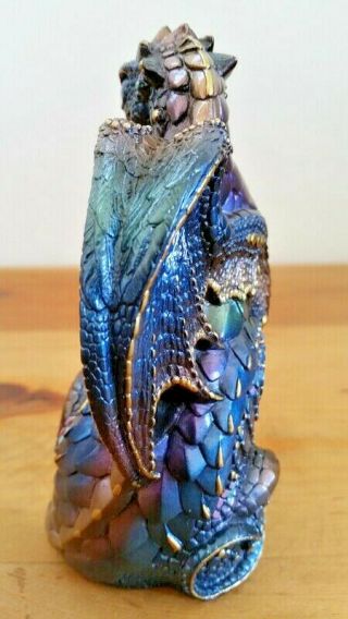 Windstone Editions Peacock Young Dragon (Retired) 504 - P Pena ' 88 Good 4