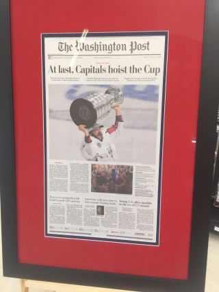 Washington Capitals Stanley Cup Champions Washington Post Ovechkin Collector ' s 3
