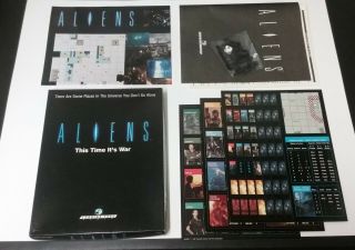Aliens Leading Edge Board Game Complete Rare