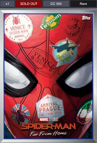 Topps Marvel Collect - Spider - Man: Far From Home Poster Set (award)