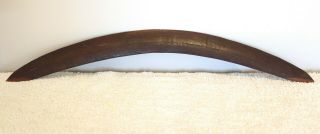 Carved Australian Aboriginal Boomerang 1940 