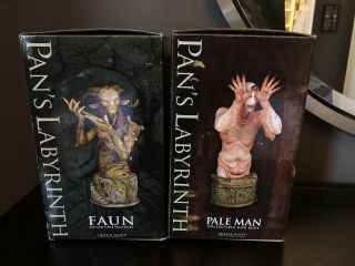 Pan’s labyrinth Gentle Giant Mini Busts Pale Man And Faun Convention Exclusive 4