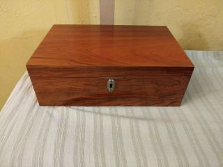 Dunhill Humidor Wood Cigar Box Made In England No Key