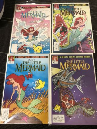 The Little Mermaid - - Complete Comic Set - - Disney (fast)
