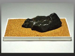 Japanese Vintage Suiseki Bonsai Kamuikotan Stone / W 24.  5× H 9.  5[cm] 2685g