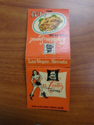Matchbook,  El Cortez Casino Hotel,  Las Vegas,  NV. ,  Full. ,  1950 ' s. 5