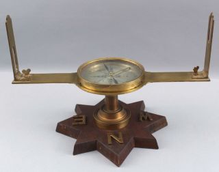 Antique 19thC Mining Miners Compass & Clinometer,  Edward Troughton London,  NR 5