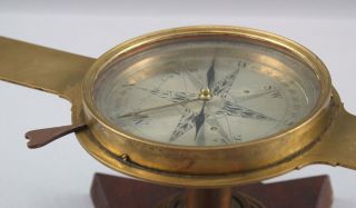 Antique 19thC Mining Miners Compass & Clinometer,  Edward Troughton London,  NR 8
