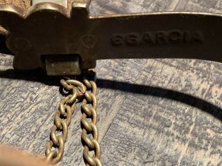 Gorgeous E Garcia spurs and Leather straps by Ron Reed Lyon Colo 7