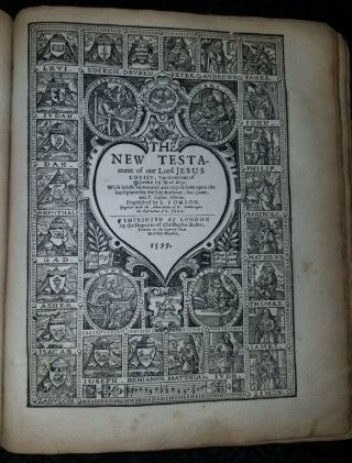 1599 Geneva Bible - Christopher Barker,  London Protestant Beecher ' s 1630 edition 6