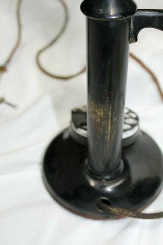 1920 ' s Western Electric Candlestick Telephone All MADE IN USA 10