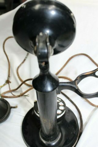 1920 ' s Western Electric Candlestick Telephone All MADE IN USA 6
