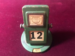 Vintage Brown & Bigelow Perpetual Desk Flip Top Calendar Crescent Bindery Co.