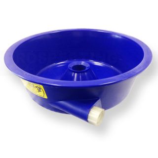 BLUE BOWL PAN GOLD Prospecting CONCENTRATOR,  Pre - plumbed 12V PUMP,  Hardware 2