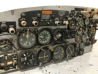 Cessna T - 37 Tweet Pilot Cockpit Instrument Panel / Aircraft / Gyro / USAF / F - 4 5