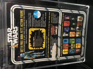 Vintage Star Wars Luke Skywalker AFA 60 20 back - G Boba Fett ad 3