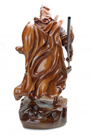 Feng Shui 18” Tall LARGE 7lb Chinese Guan Yu / Guan Gong Warlord Statue US Selle 7
