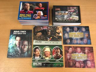 Star Trek Deep Space Nine Heroes & Villians Basic Mini Master Set - 163 Cards