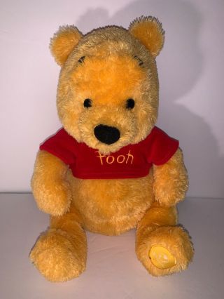 Disney Store Authentic Core Pooh Winnie The Pooh Plush 16 " Toy Collectible